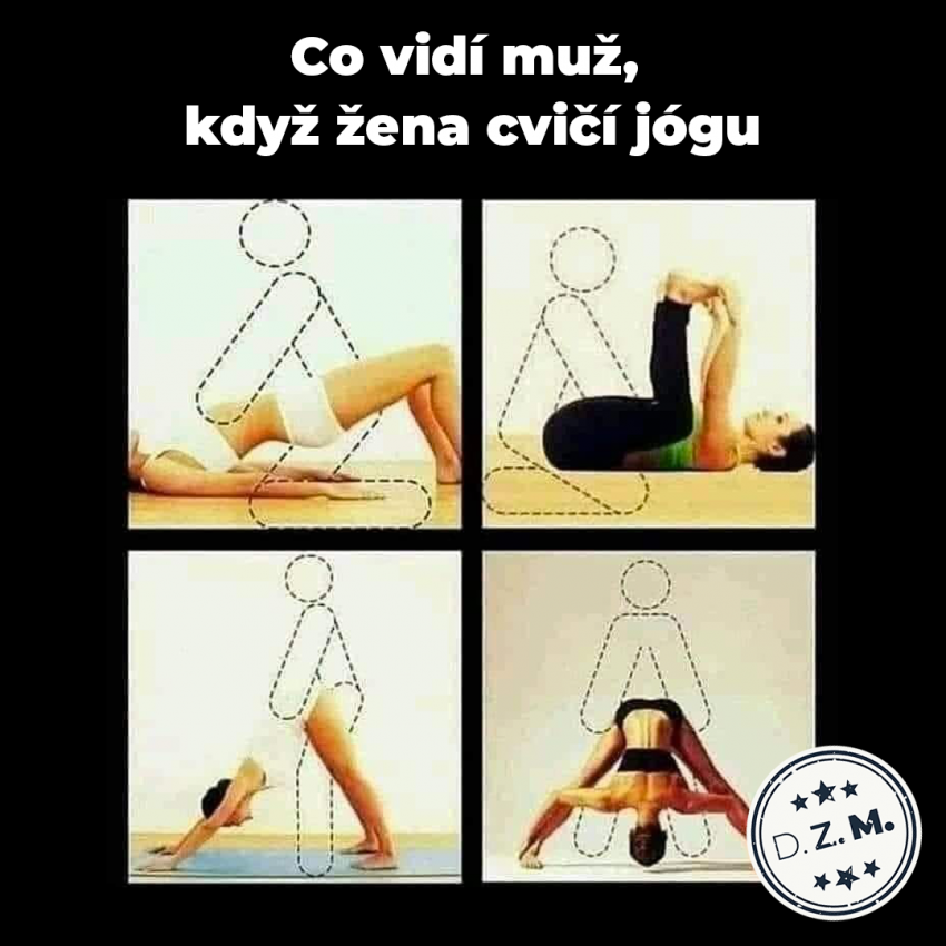 Jak vidí jógu chlapi